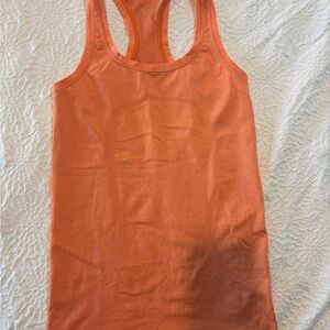 Orange Racerback Tank Top